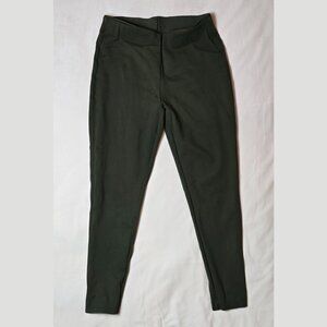 Banana Republic High-Rise Skinny Ponte Pants – Dark Green – Petite M